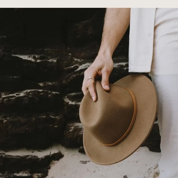 Will + Bear Brown Fedora Hat - Picture 5 of 7